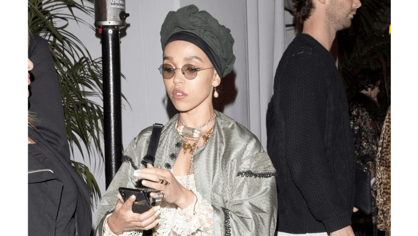 FKA Twigs split stitches filming ad FKA Twigs split stitches filming ad