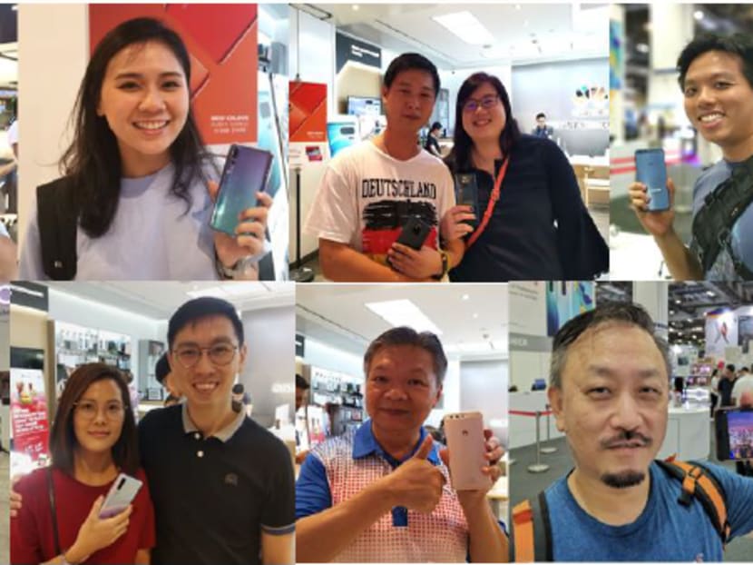 Several Huawei consumers in Singapore who dropped by the telco's booth at The PC Show were featured in a statement issued by the firm on Monday (June 3), offering up upbeat comments about the company and its products. Several Huawei consumers in Singapore who dropped by the telco's booth at The PC Show were featured in a statement issued by the firm on Monday (June 3), offering up upbeat comments about the company and its products.