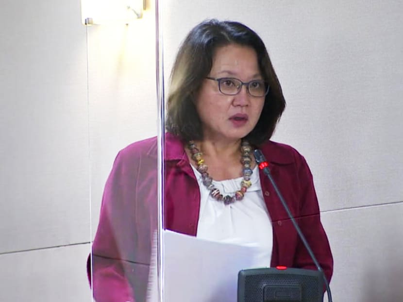 Workers' Party chairperson Sylvia Lim speaking during the debate on the Fortitude Budget on June 4, 2020.