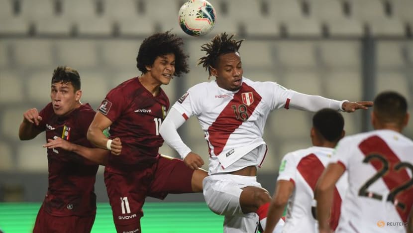 Football:Venezuela's World Cup hopes fade further after 1-0 loss to Peru Football:Venezuela's World Cup hopes fade further after 1-0 loss to Peru