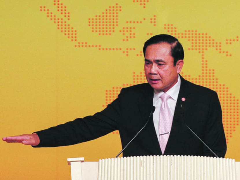 Thai Prime Minister Prayuth Chan-ocha denounced those who criticised the country’s lack of democratic progress. 

Photo: Reuters