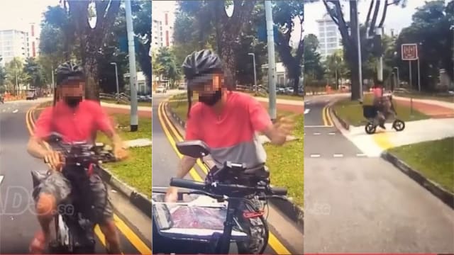 骑行时看手机追尾汽车 送餐员趁车主移车时逃逸