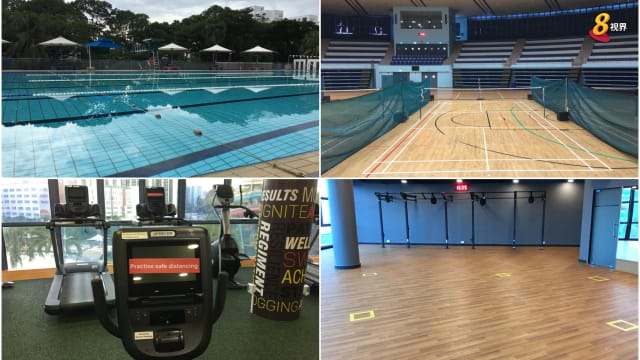 ActiveSG体育设施重开 泳池健身房须预约
