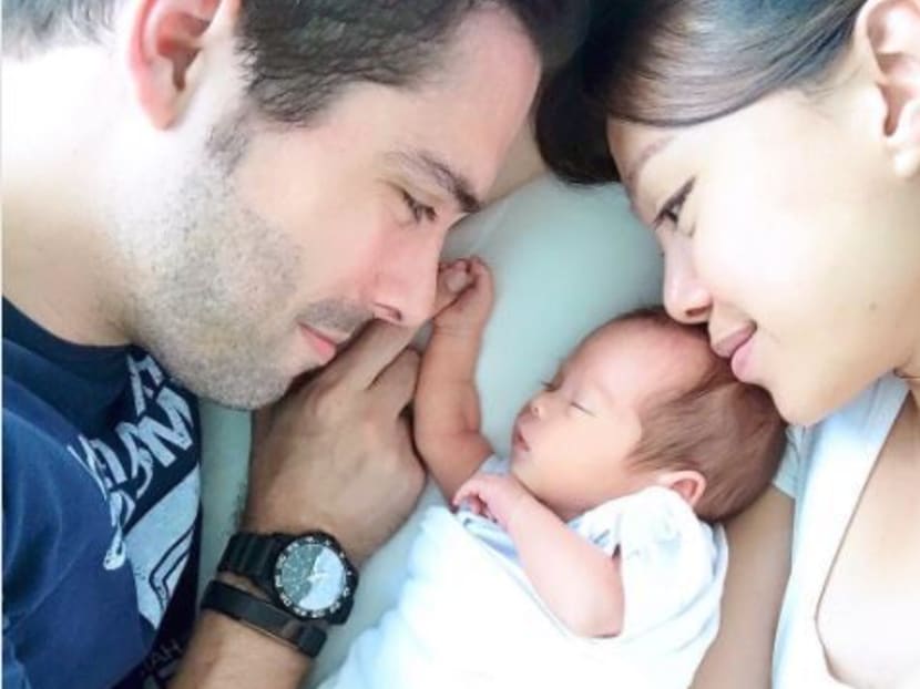 Gold 905 DJ Jamie Yeo gave birth to baby Luke on Aug 29, she announced on Instagram. It is her first child with third husband Rupert. Photo: Jamie Yeo/Instagram