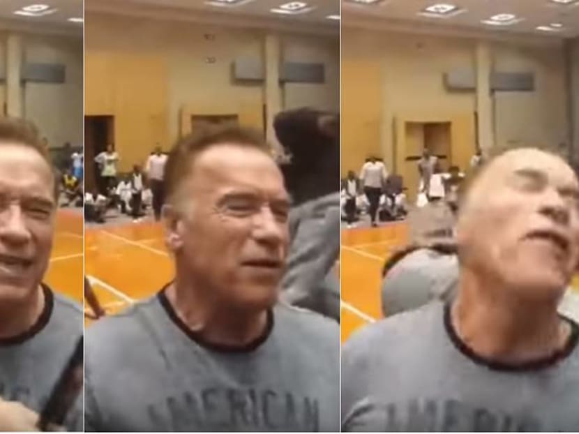 Arnold Schwarzenegger attacked at South Africa sports event Arnold Schwarzenegger attacked at South Africa sports event