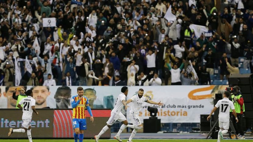 Real Madrid beat Valencia on penalties to reach Super Cup final - CNA