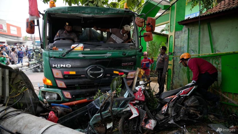 Ten killed in Indonesia in truck crash outside school Ten killed in Indonesia in truck crash outside school
