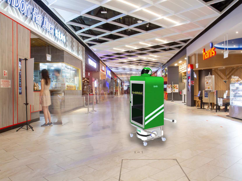 This Grab Robot Runner Will Soon Collect Your Orders From Several Eateries For Quicker Deliveries