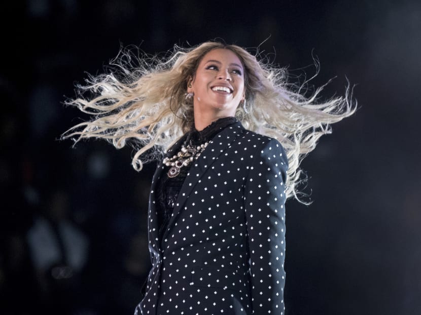 File photo of Beyonce performing at a Get Out the Vote concert for Democratic presidential candidate Hillary Clinton in Cleveland on Nov 4, 2016. Photo: AP
