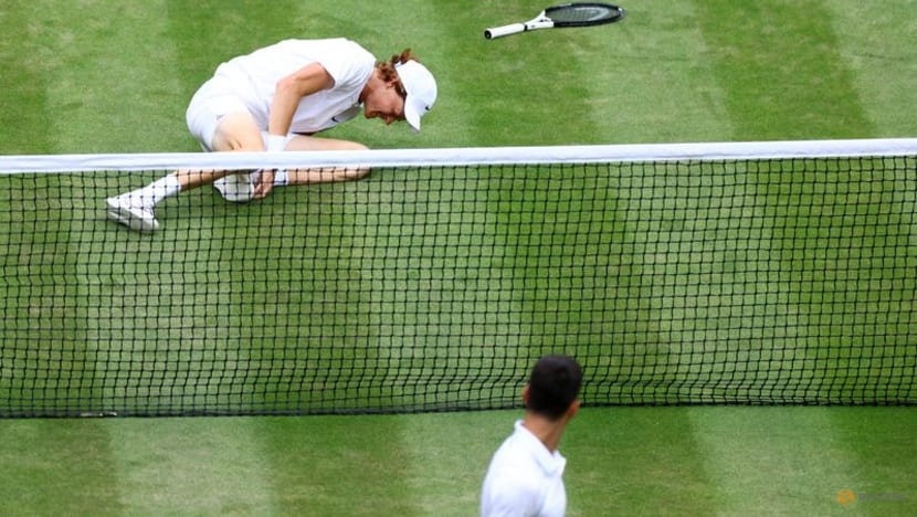 Sinner sunk by Djokovic but happy with Wimbledon run Sinner sunk by Djokovic but happy with Wimbledon run