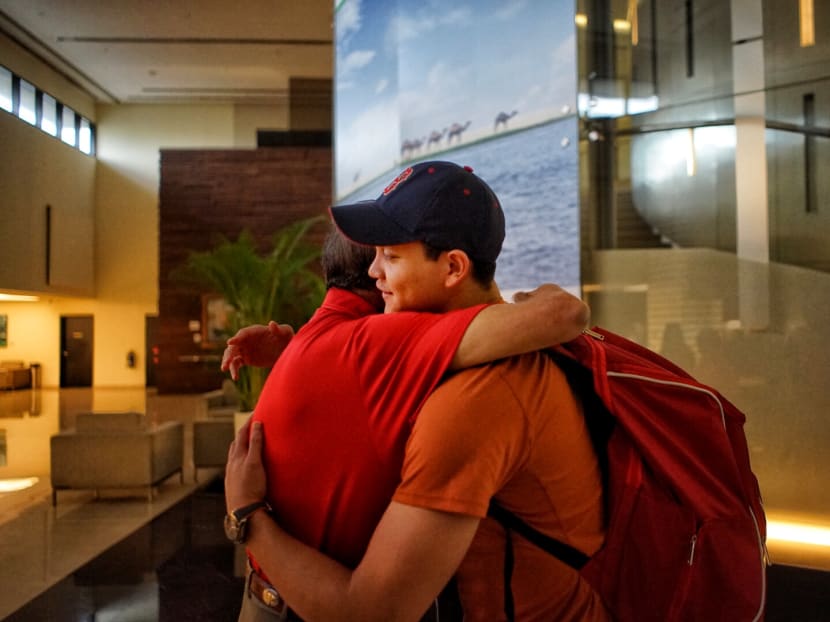 Joseph Schooling's back in the country. Photo: Alvin Toh/The Schooling Effect