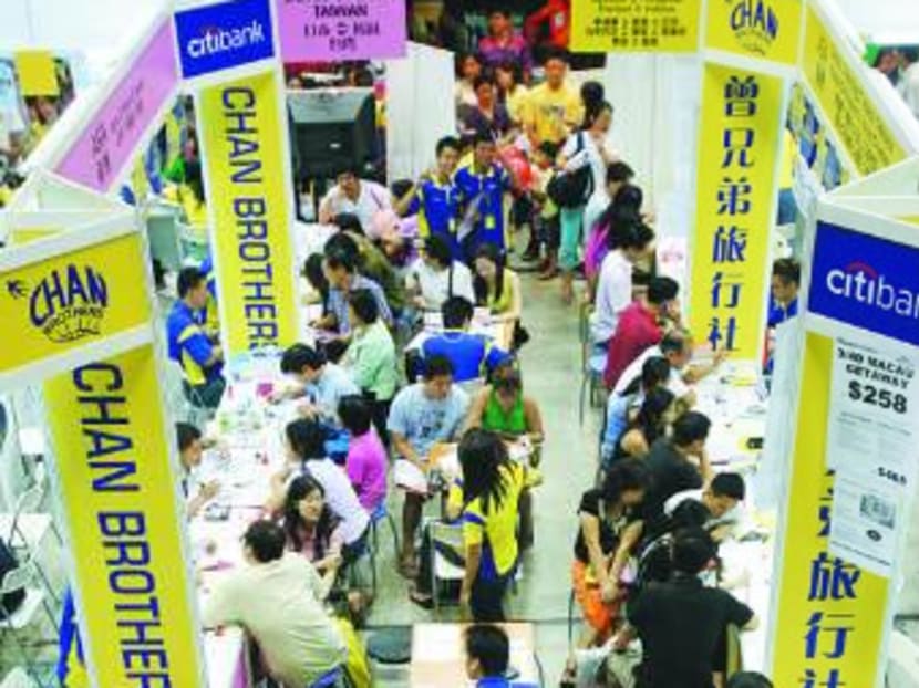 Chan Brothers Travel at the NATAS fair. The association has been holding such trade shows since 1987. TODAY File Photo
