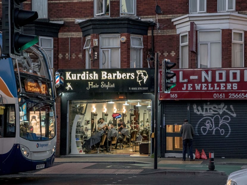 Wilmslow Road, known as the Curry Mile, in Manchester. The city is home to 10,000 Libyans, the largest population outside Libya. Monday night’s bombing in the city was seen not just as an attack on a concert venue, but an attack on a city’s identity as a proudly multicultural capital. Photo: The New York Times
