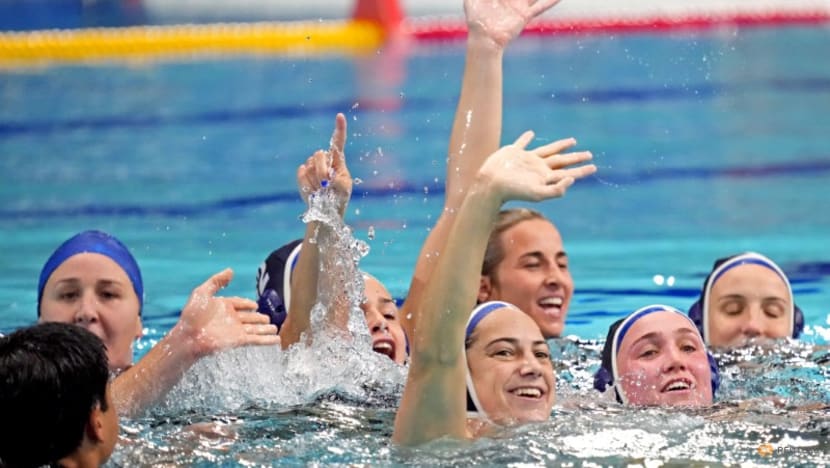 Olympics-Water polo-US women take gold with win over Spain Olympics-Water polo-US women take gold with win over Spain