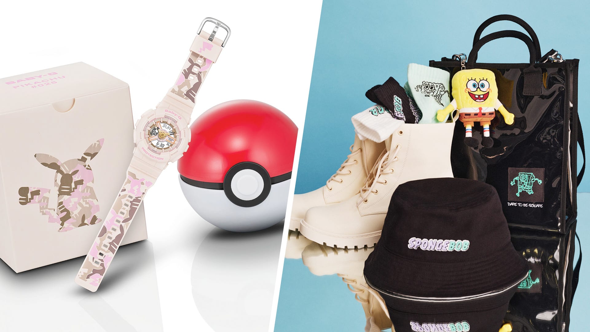 Pikachu Baby-G Watches & Spongebob Bucket Hats — 2 Cute New Cartoon Collabs To Check Out Pikachu Baby-G Watches & Spongebob Bucket Hats — 2 Cute New Cartoon Collabs To Check Out