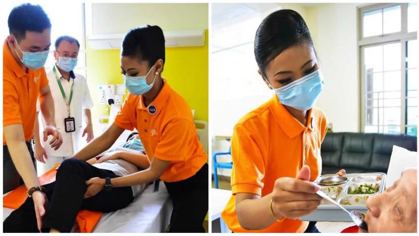 First batch of SIA Group cabin crew join nursing homes as 'care ambassadors' First batch of SIA Group cabin crew join nursing homes as 'care ambassadors'
