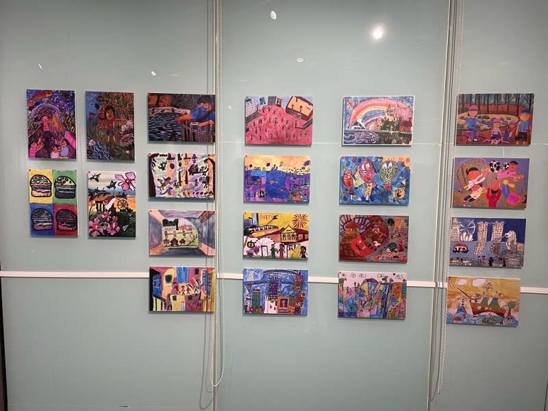 本地20名小画家台湾世界儿童画展荣获银牌和铜牌- 8world
