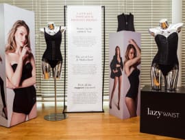 The Lazywaist shapewear range aims to deliver the desired combination of abdominal support, comfort and ease of use. Photos: Lazywaist