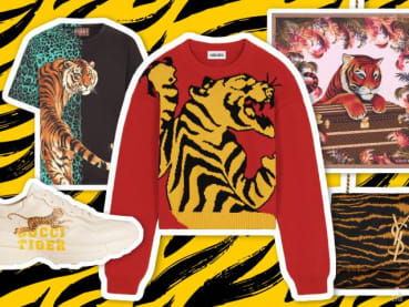 What to wear this Chinese New Year: Orange, black and stripes all over