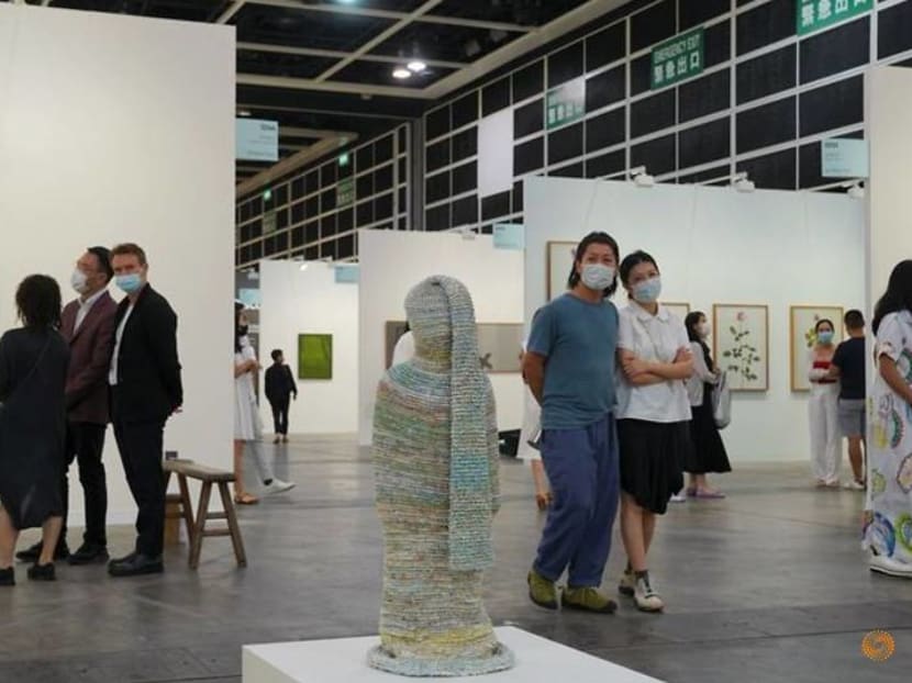 Hong Kong's Art Basel fair opens with physical and virtual shows Hong Kong's Art Basel fair opens with physical and virtual shows