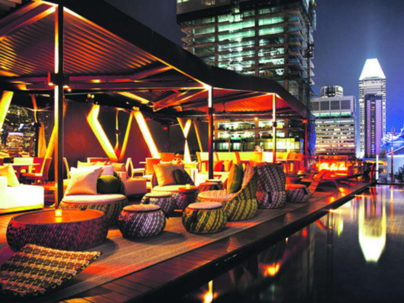 Naumi Hotel's Cloud9 is a great, unbostructed spot to catch the fireworks