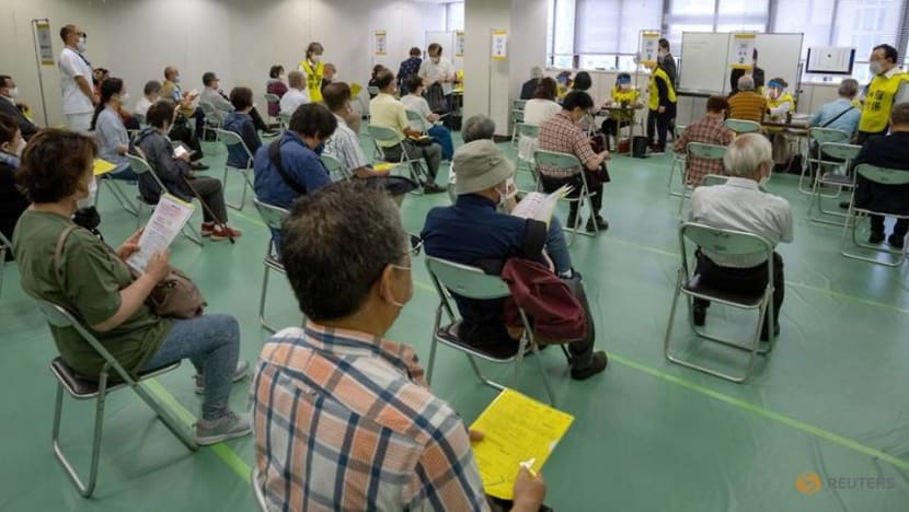 Japan opens mass COVID-19 vaccination sites for elderly ahead of Olympics Japan opens mass COVID-19 vaccination sites for elderly ahead of Olympics