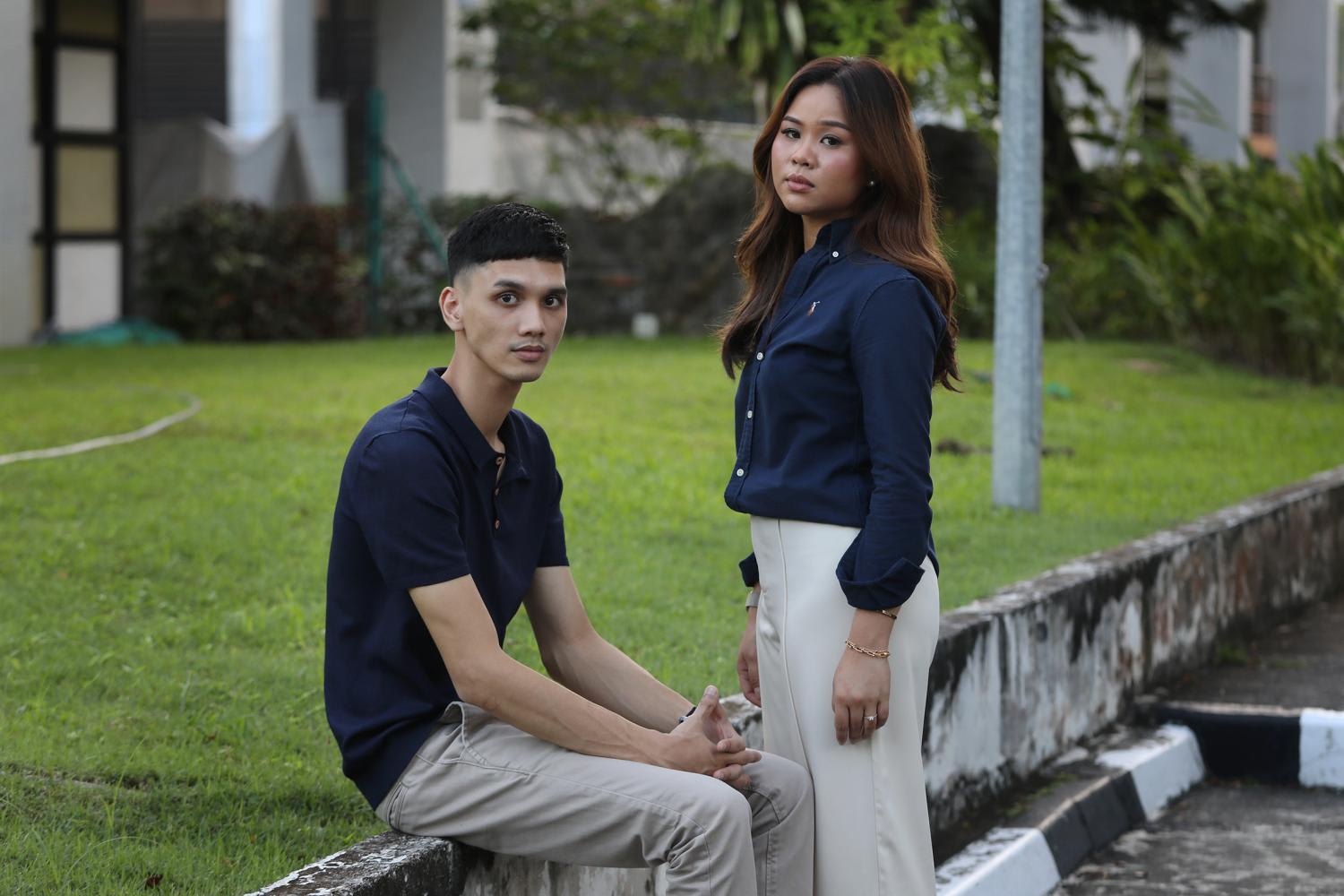 Ms Namirah Awang and her fiancée Helmy Rahman is seen in this photo taken on Nov 25, 2022. For young couples like themselves, major life goals are often intertwined and a delay in one step of their journey can sometimes have a cascading effect on other future plans. Ms Namirah Awang and her fiancée Helmy Rahman is seen in this photo taken on Nov 25, 2022. For young couples like themselves, major life goals are often intertwined and a delay in one step of their journey can sometimes have a cascading effect on other future plans.