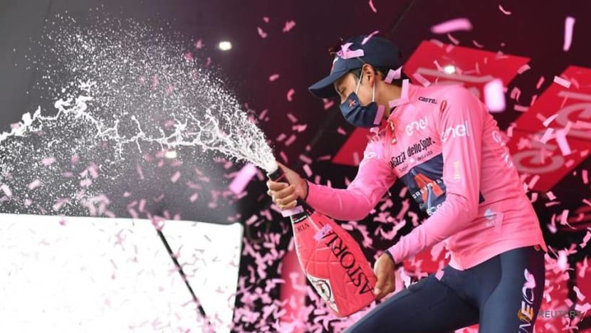 Cycling-Bernal closes on Giro title as Caruso wins penultimate stage Cycling-Bernal closes on Giro title as Caruso wins penultimate stage