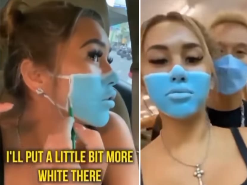 In a video posted on social media, US-based Taiwanese Josh Paler Lin painted a “mask” on Russian Leia Se’s face so that they would be allowed into a supermarket in Bali, Indonesia.