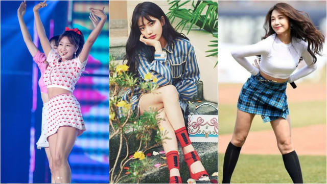 韩国女星的超强瘦腿术