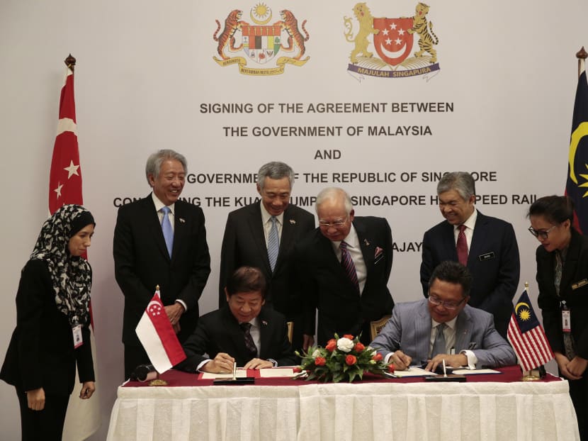 Touching on the HSR project during his speech, as well as the Johor Baru-Singapore Rapid Transit System, Prime Minister Lee Hsien Loong noted that Singapore entered into these projects “in good faith” after careful negotiations as they will benefit both the Republic and Malaysia. Touching on the HSR project during his speech, as well as the Johor Baru-Singapore Rapid Transit System, Prime Minister Lee Hsien Loong noted that Singapore entered into these projects “in good faith” after careful negotiations as they will benefit both the Republic and Malaysia.