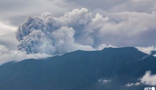 Hikers evacuated as Indonesia's Marapi volcano spews ash tower