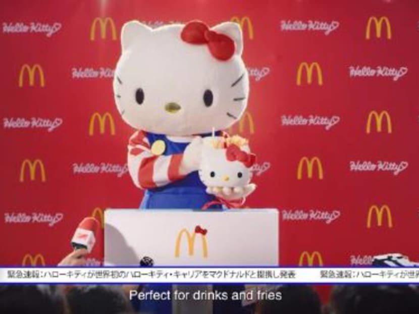 McDonald’s Singapore Limited Release Hello Kitty Carrier Bucket 