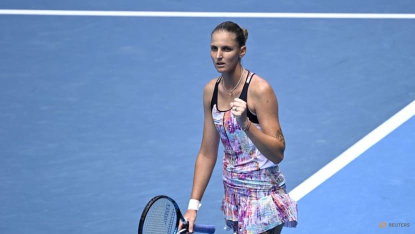 Stunned Linette ousts Pliskova to reach first Grand Slam semi Stunned Linette ousts Pliskova to reach first Grand Slam semi