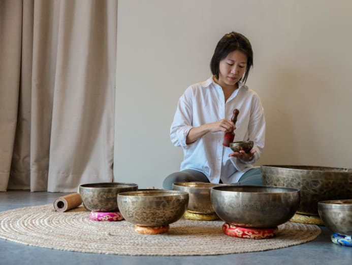 Gen Zen: A sound bath with singing bowls rain sticks helped me to