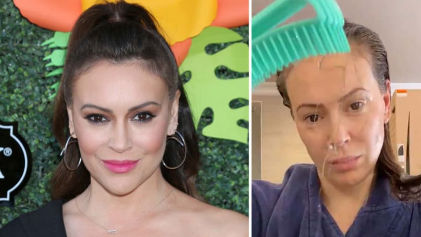 Alyssa Milano Is Losing Her Hair To COVID-19 Alyssa Milano Is Losing Her Hair To COVID-19