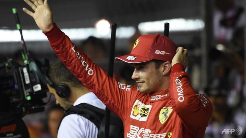 Formula 1: Ferrari's Charles Leclerc on pole for Singapore Grand Prix Formula 1: Ferrari's Charles Leclerc on pole for Singapore Grand Prix