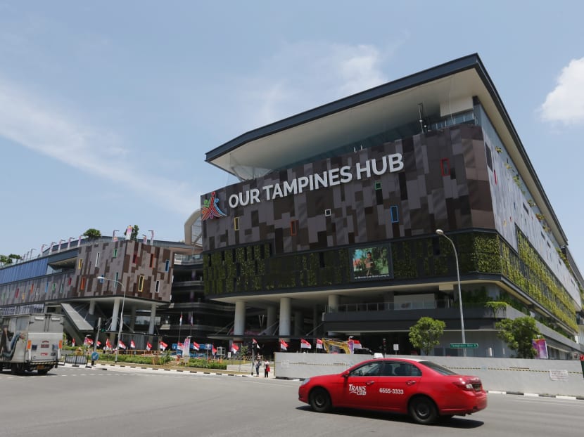 Exterior shot of Our Tampines Hub (OTH), an integrated community and lifestyle Hub, taken during the Media Preview on Aug 3, 2017. Photo: Koh Mui Fong/TODAY