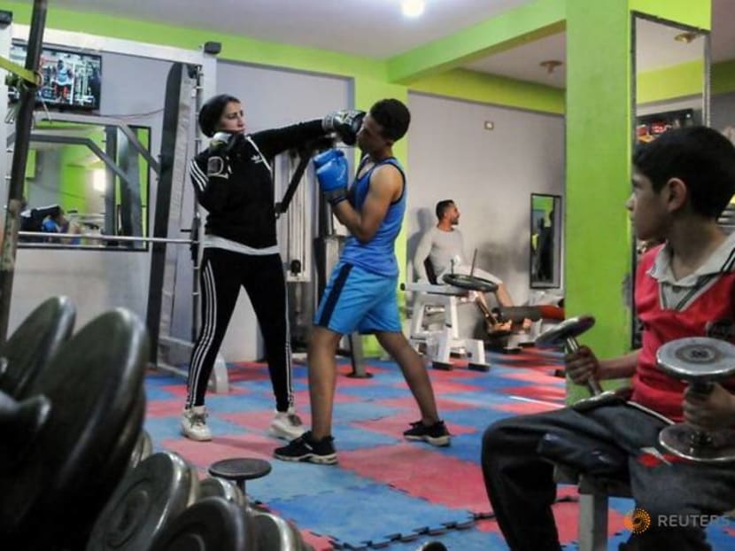 Woman trains men to box in Egyptian agricultural heartland Woman trains men to box in Egyptian agricultural heartland