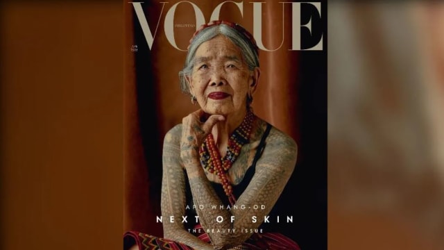 菲106岁文身师登时尚杂志 成最年长封面人物