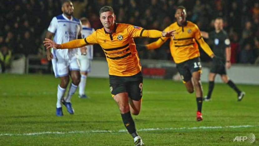 Football: Fourth-tier Newport stun Premier League Leicester 2-1 in FA Cup Football: Fourth-tier Newport stun Premier League Leicester 2-1 in FA Cup