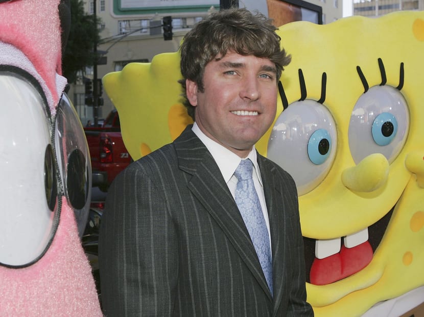 Stephen Hillenburg attends the film premiere of "The Spongebob Squarepants Movie" at the Grauman's Chinese Theatre November 14, 2004 in Los Angeles, California.  AFP file photo