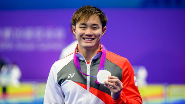 Teong Tzen Wei bags Singapore’s first swim medal of Asian Games with silver in 50m butterfly
