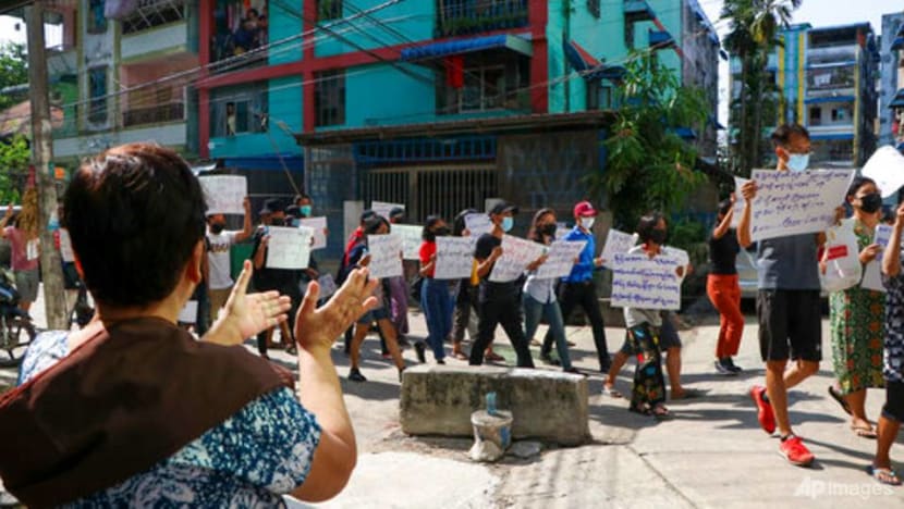 Myanmar junta says protests are dwindling as at least 10 reported killed by troops Myanmar junta says protests are dwindling as at least 10 reported killed by troops