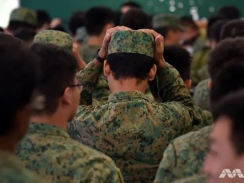 File photo of national servicemen in Singapore. File photo of national servicemen in Singapore.