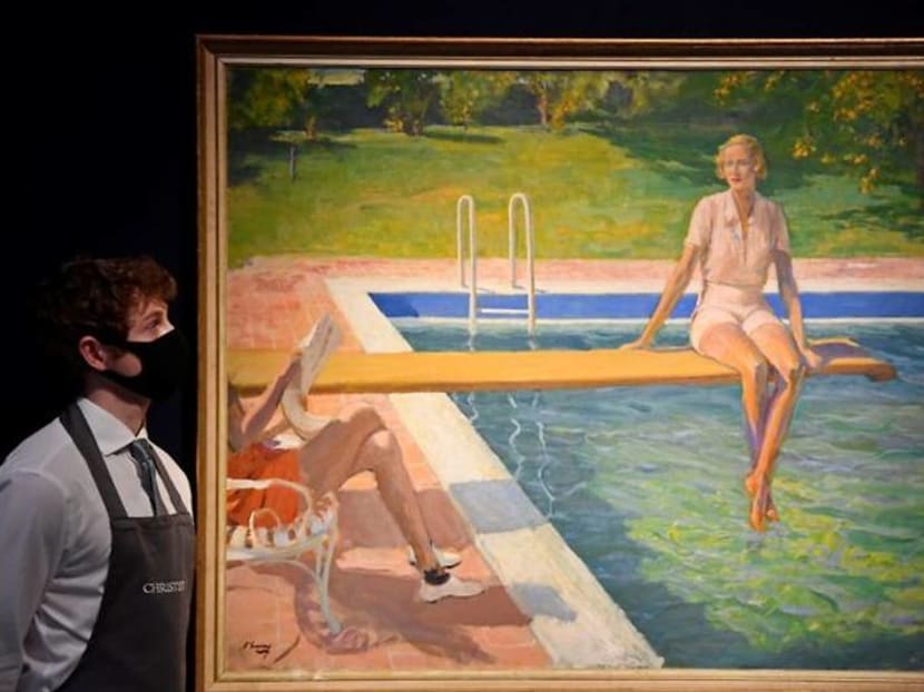 Churchill wartime painting gift to Roosevelt up for auction
