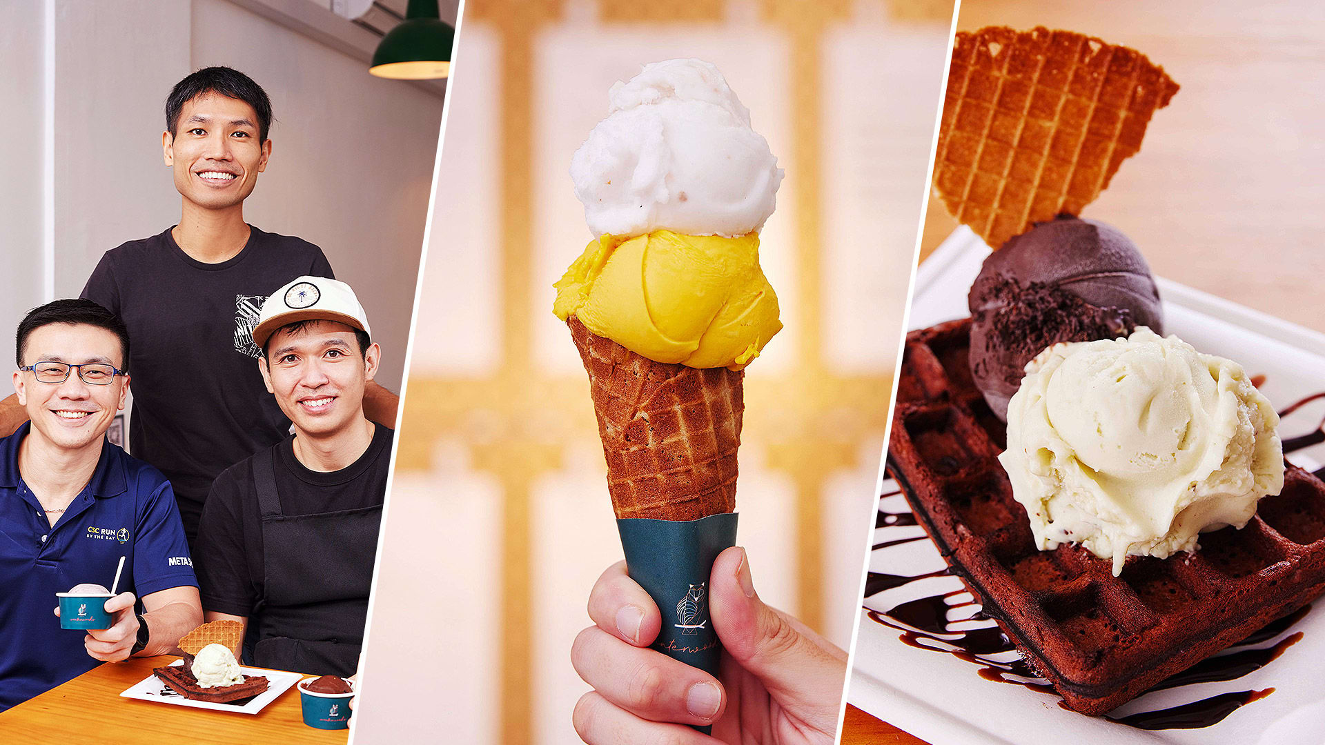 Running Buddies Open Gelato Café Serving Yummy Mao Shan Wang Sorbet & Cinnamon Cones Running Buddies Open Gelato Café Serving Yummy Mao Shan Wang Sorbet & Cinnamon Cones