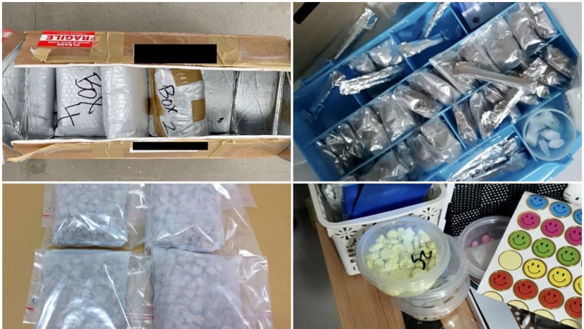 6 arrested, drugs worth about S$200,000 seized in CNB raids