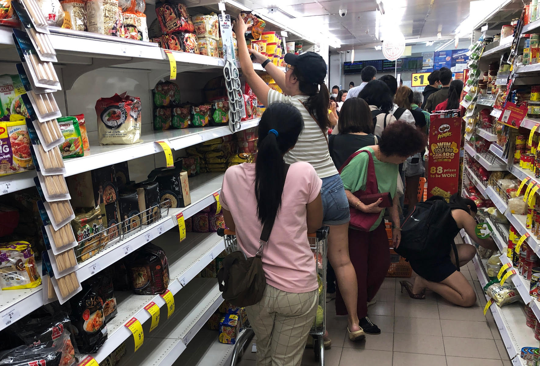 The public announcement of Dorscon levels had the unintended consequence of inducing public anxiety during the Covid-19 pandemic and sparked panic buying at supermarkets. The public announcement of Dorscon levels had the unintended consequence of inducing public anxiety during the Covid-19 pandemic and sparked panic buying at supermarkets.