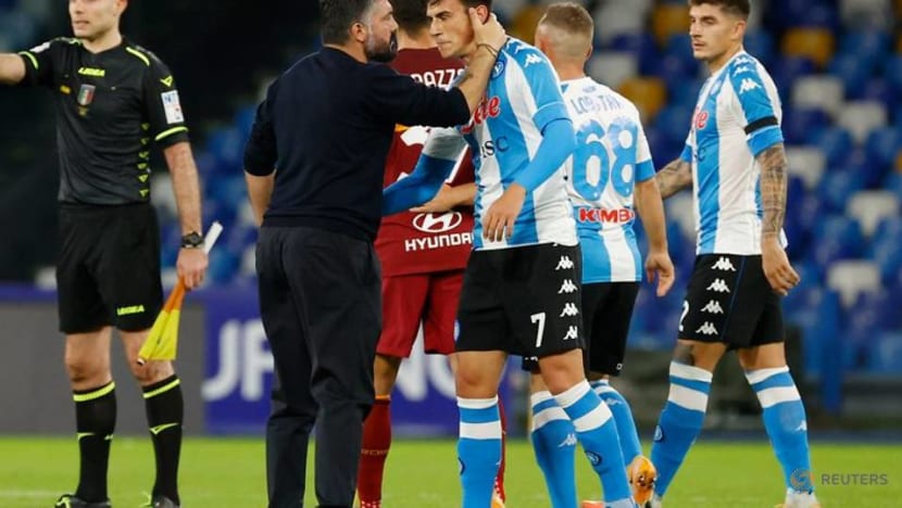 Napoli pay tribute to Maradona with four-goal win over Roma Napoli pay tribute to Maradona with four-goal win over Roma